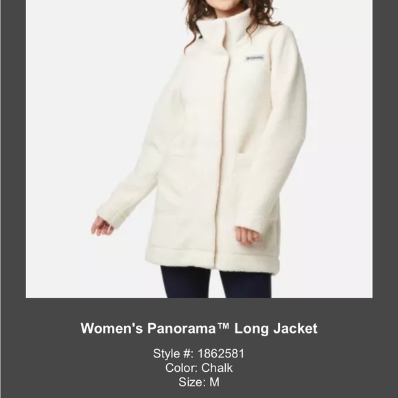 Columbia Panorama Long Jacket White - Picture 1 of 5